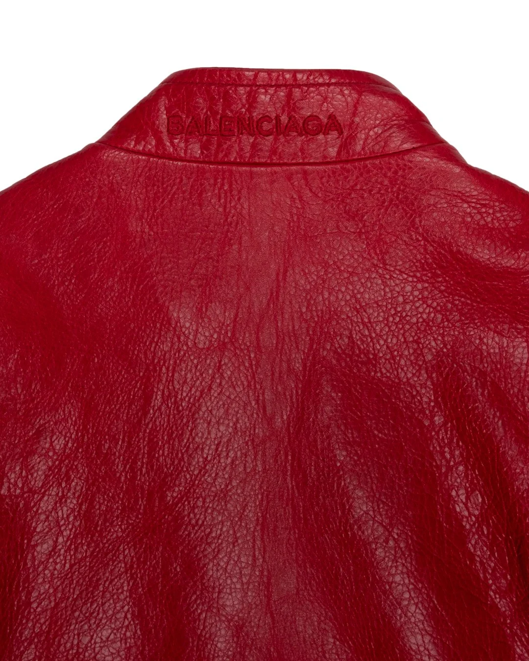 Balenciaga SS2017 Red Leather Moto Jacket — Middleman Store